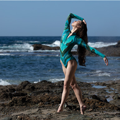 Dance wearing a Mariia Eco top